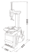 Load image into Gallery viewer, Tire Changer 3900A - MAJOR Tire Machine
