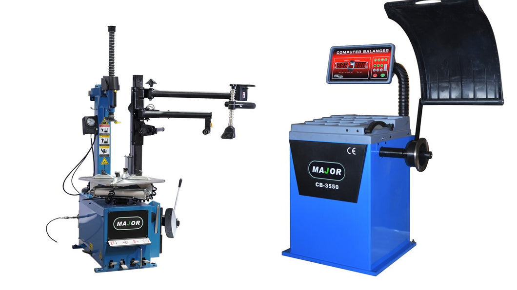 Tire Changer GT5887A+390H & Wheel Balancer 3550 Combo Deal